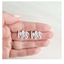 Load image into Gallery viewer, Mrs. Stud Earrings